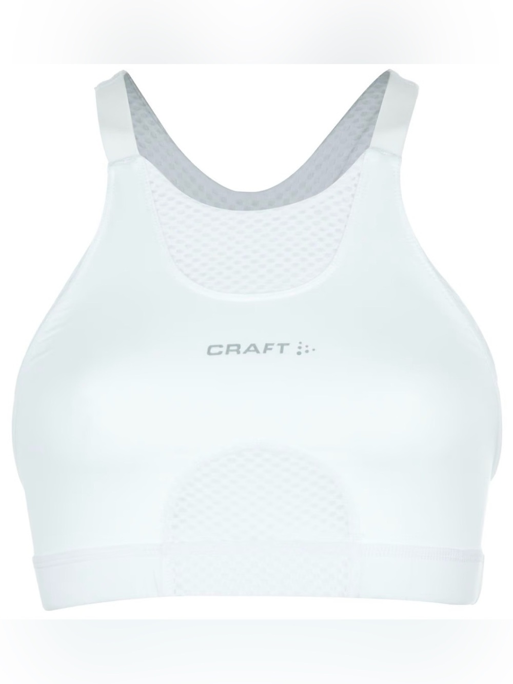 🌸 Craft Bike White Racerback White Sports Bra Pack of 2 Women’s Size Small